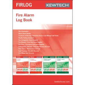 Kewtech FIR1LOG Fire Alarm Log Book