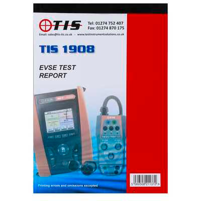 TIS EVSE Test Report Book